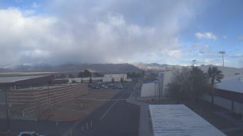 Weather camera view of Pahrump Valley HS.