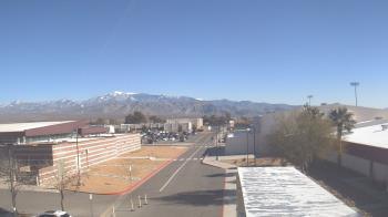Weather camera view of Pahrump Valley HS.