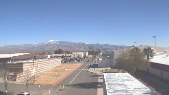 Weather camera view of Pahrump Valley HS.
