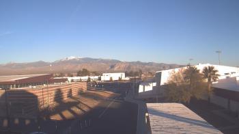 Weather camera view of Pahrump Valley HS.