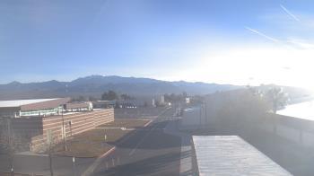 Weather camera view of Pahrump Valley HS.
