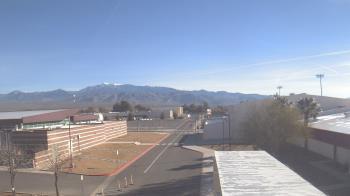 Weather camera view of Pahrump Valley HS.