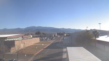 Weather camera view of Pahrump Valley HS.