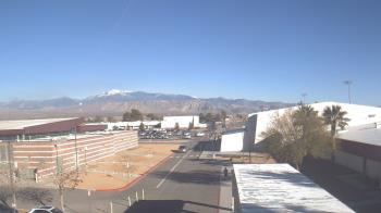 Weather camera view of Pahrump Valley HS.