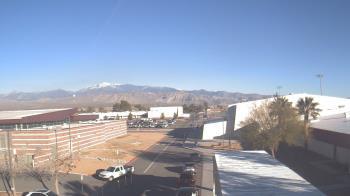 Weather camera view of Pahrump Valley HS.