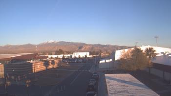 Weather camera view of Pahrump Valley HS.