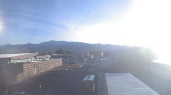 Weather camera view of Pahrump Valley HS.