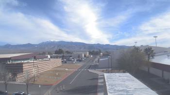 Weather camera view of Pahrump Valley HS.