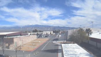 Weather camera view of Pahrump Valley HS.