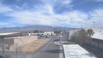 Weather camera view of Pahrump Valley HS.