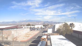 Weather camera view of Pahrump Valley HS.