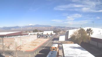 Weather camera view of Pahrump Valley HS.