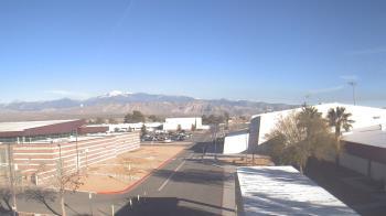Weather camera view of Pahrump Valley HS.
