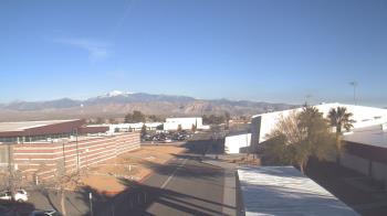 Weather camera view of Pahrump Valley HS.