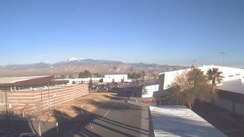 Weather camera view of Pahrump Valley HS.