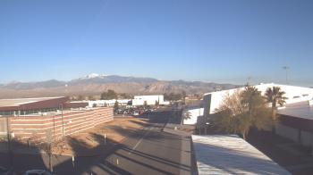 Weather camera view of Pahrump Valley HS.