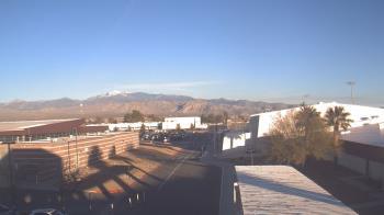 Weather camera view of Pahrump Valley HS.