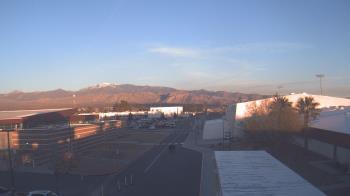 Weather camera view of Pahrump Valley HS.