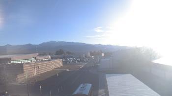 Weather camera view of Pahrump Valley HS.