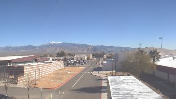 Weather camera view of Pahrump Valley HS.