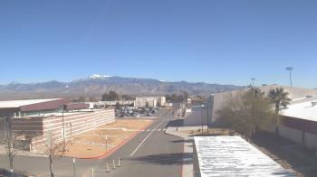 Weather camera view of Pahrump Valley HS.
