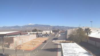 Weather camera view of Pahrump Valley HS.