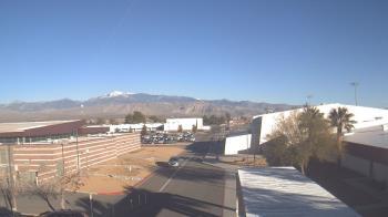 Weather camera view of Pahrump Valley HS.