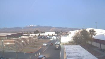 Weather camera view of Pahrump Valley HS.