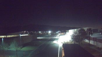 Weather camera view of Pahrump Valley HS.