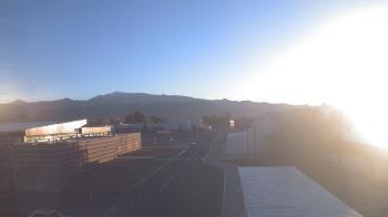 Weather camera view of Pahrump Valley HS.