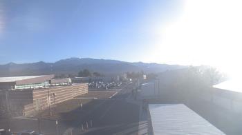 Weather camera view of Pahrump Valley HS.