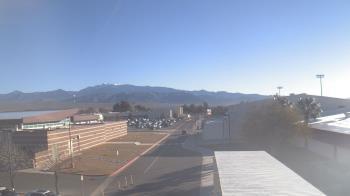 Weather camera view of Pahrump Valley HS.