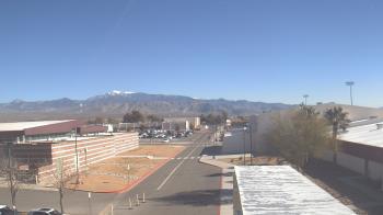 Weather camera view of Pahrump Valley HS.