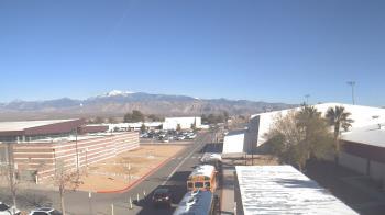 Weather camera view of Pahrump Valley HS.