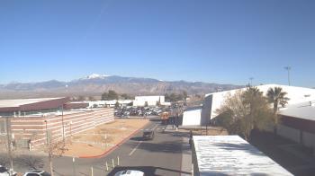 Weather camera view of Pahrump Valley HS.