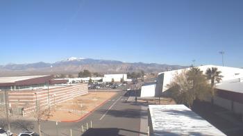 Weather camera view of Pahrump Valley HS.