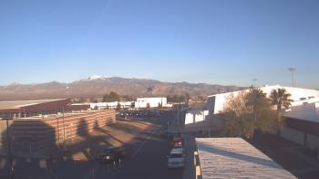 Weather camera view of Pahrump Valley HS.