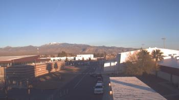 Weather camera view of Pahrump Valley HS.
