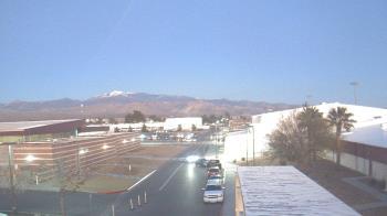 Weather camera view of Pahrump Valley HS.