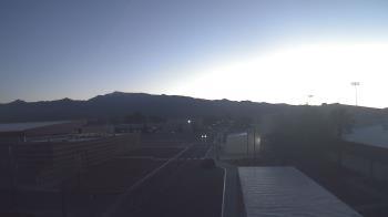 Weather camera view of Pahrump Valley HS.
