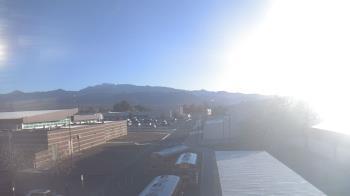 Weather camera view of Pahrump Valley HS.