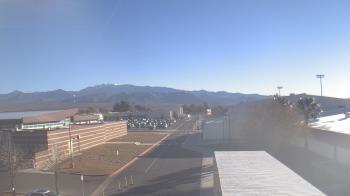 Weather camera view of Pahrump Valley HS.