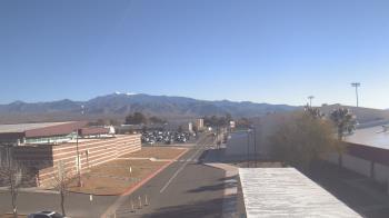 Weather camera view of Pahrump Valley HS.