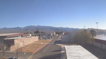 Weather camera view of Pahrump Valley HS.