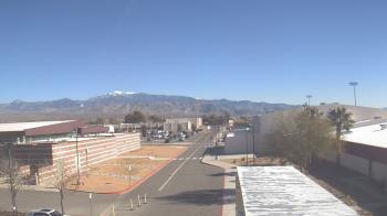 Weather camera view of Pahrump Valley HS.