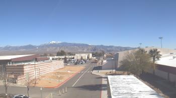 Weather camera view of Pahrump Valley HS.