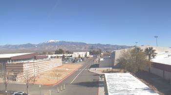Weather camera view of Pahrump Valley HS.