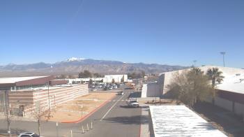 Weather camera view of Pahrump Valley HS.