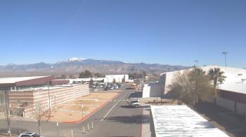 Weather camera view of Pahrump Valley HS.