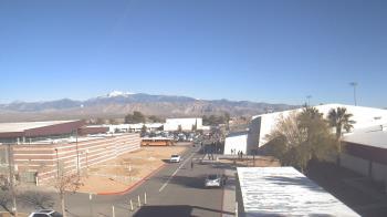 Weather camera view of Pahrump Valley HS.